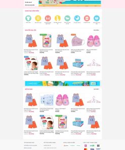 Theme wordpress mẹ và bé