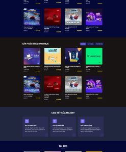 Theme WordPress Shop bán tài nguyên, sản phẩm số