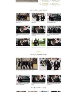 Theme wordpress dịch vụ bảo vệ 1