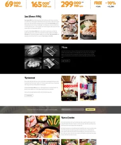 Theme wordpress quán bbq nướng