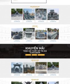 Theme wordpress lăng mộ đá mỹ nghệ