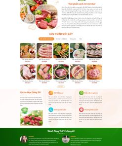 Theme wordpress shop bán đặc sản chả nem