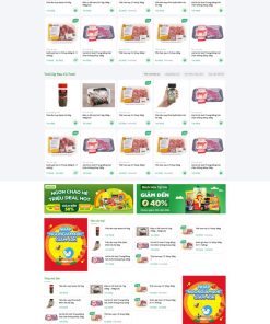 Theme WordPress dành cho website bán rau quả, thịt cá
