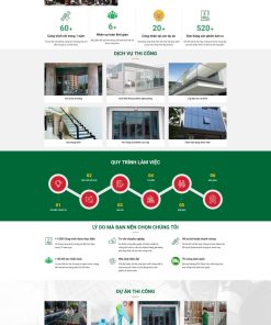 Theme wordpress cửa nhôm kính