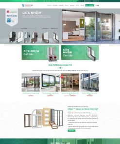 Theme wordpress cửa nhôm cửa lùa