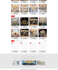 Theme wordpress bán đèn chùm đẹp