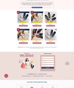 Theme wordpress lading pape bán dép