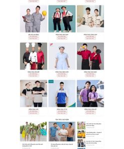 Theme wordpress xưởng may đồng phục