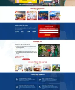 Theme WordPress du học quốc tế