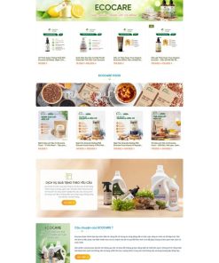 Theme wordpress bán dược liệu mỹ phẩm