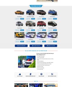 Theme wordpress bán xe ford