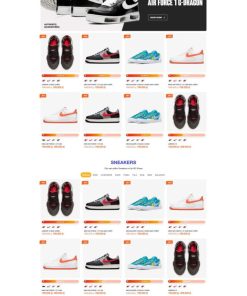 Theme wordpress shop giày 1