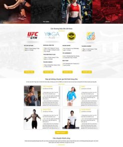 Theme wordpress tiệm gym