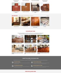 Theme WordPress sàn gổ