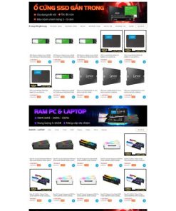 Theme wordpress máy tính giống memoryzone