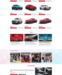 Theme wordpress showroom oto bán xe MG
