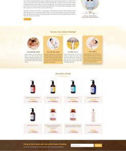Theme WordPress bán mỹ phẩm 04