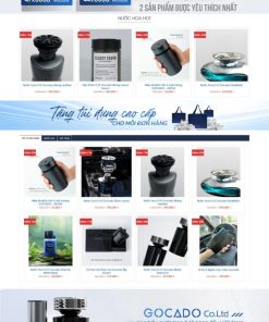 Theme wordpress shop bán nước hoa ô tô