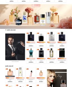 Theme wordpress shop bán nước hoa