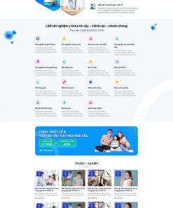 Theme wordpress phòng khám xét nghiệm dịch vụ