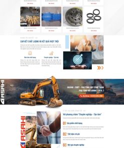 Theme wordpress bán phụ tùng xe cơ giới