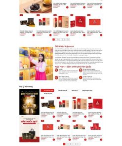 Theme wordpress bán sâm hàn quốc