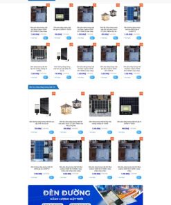 Theme wordpress bán đèn solar năng lượng mặt trời