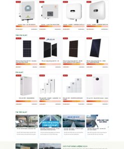 Theme wordpress công ty năng lượng mặt trời solar 4