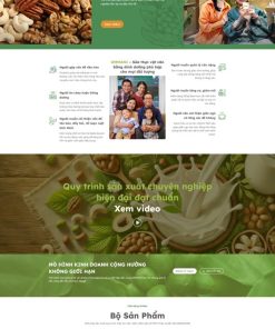 Theme wordpress bán sửa bột