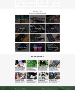 Theme WordPress dịch vụ sửa điện thoại