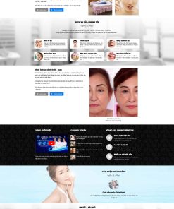 theme wordpress thẩm mỹ viên