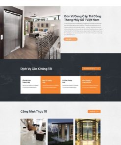 Theme wordpress giới thiệu công ty bán thang máy