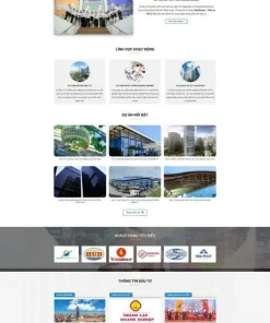 Theme wordpress giới thiệu công ty xây dựng