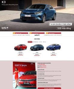 Theme wordpress bán ô tô KIA chính hãng.