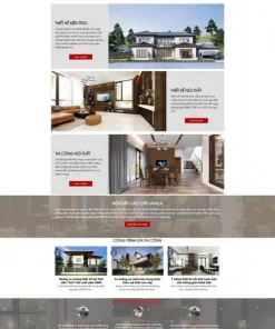 Theme wordpress thiết kế xây dựng nội thất 01