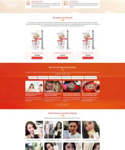 Theme wordpress thực phẩm chức năng đẹp , chuẩn seo