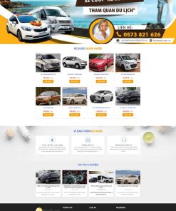 Theme WordPress Cho Thuê Xe uy tín chuẩn seo