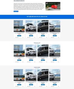 Theme WordPress Cho Thuê Xe Du Lịch