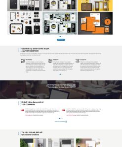 Theme wordpress công ty thiết kế ,maketing