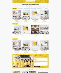 Theme wordpress bán tranh tường