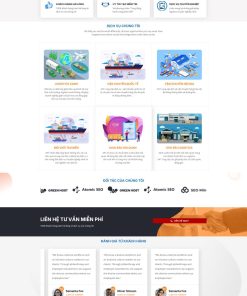 Theme wordpress công ty vận tải quốc tế