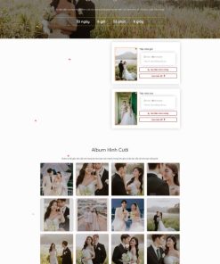 Theme wordpress thiệp cưới có chức năng lưu bút