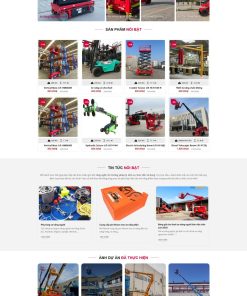 Theme wordpress bán xe nâng người 3