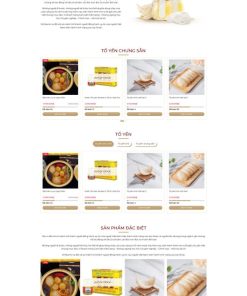 Theme wordpress bán yến xào 4