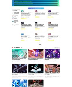 Theme wordpress tin tức giới thiệu các ứng dụng AI