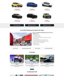 Theme WordPressshowroom ô tô VinFast