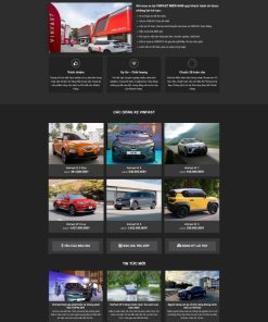 Theme wordpress bán xe vinfast 2