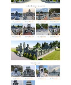 Theme WordPress Cơ Sở Làm Mộ Đá 3