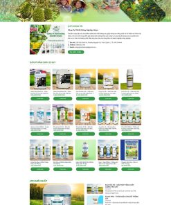 Themw wordpress bán thuốc nông nghiệp , phân bón